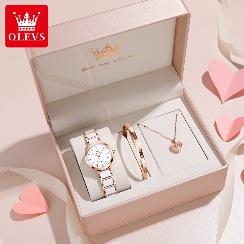 Olevs relógio feminino 5877 lu - Jewelry For Watches avaliação e preço